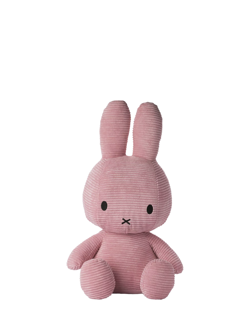 Bon Ton Toys Miffy corduroy soft toy pink 50cm, imported from the UK