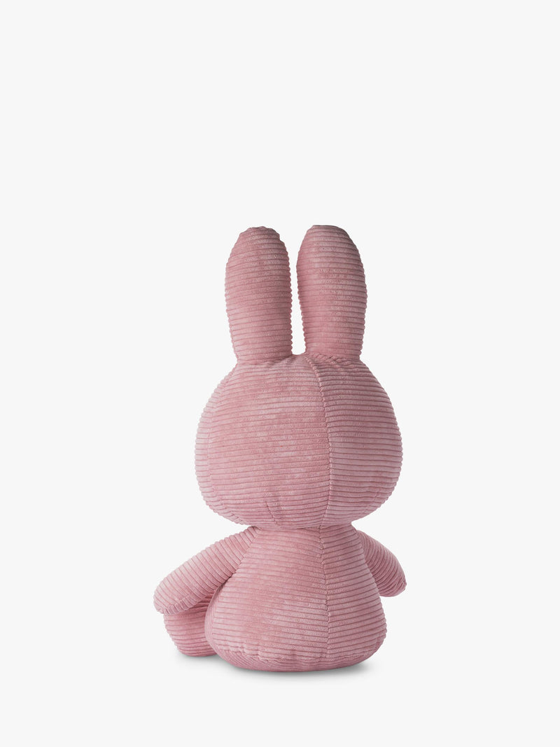 Bon Ton Toys Miffy corduroy soft toy pink 50cm, imported from the UK