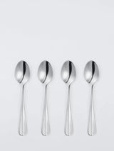 John Lewis John Lewis Baguette Stainless Steel Teaspoons, Set of 4- Buy online at McGrocer