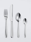 John Lewis Luna stainless steel cutlery set 16 piece 4 place settings (British brand)