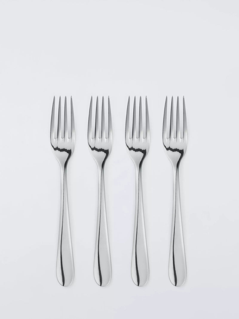 John Lewis Luna stainless steel cutlery set 16 piece 4 place settings (British brand)