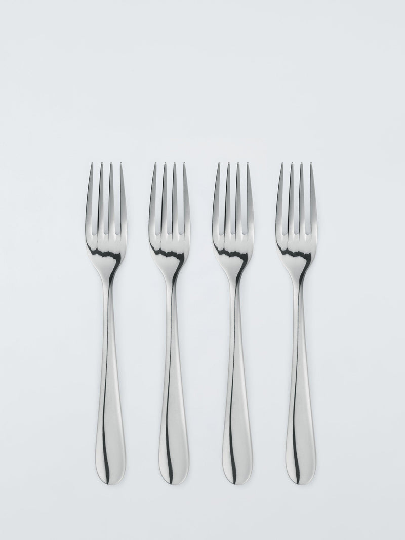 John Lewis Luna stainless steel cutlery set 16 piece 4 place settings (British brand)