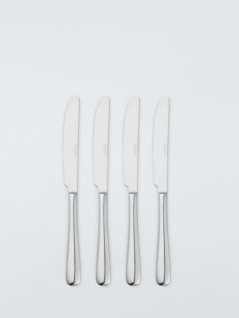 John Lewis Luna stainless steel cutlery set 16 piece 4 place settings (British brand)