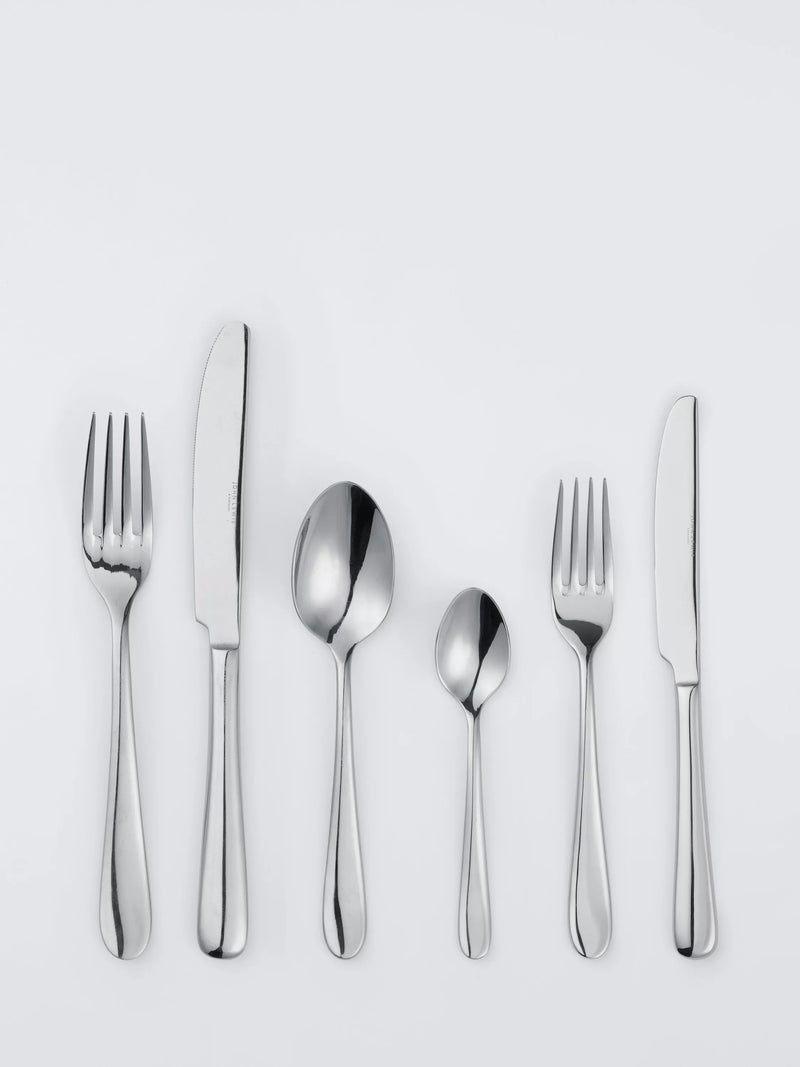 John Lewis Luna stainless steel cutlery set 6 piece, UK version