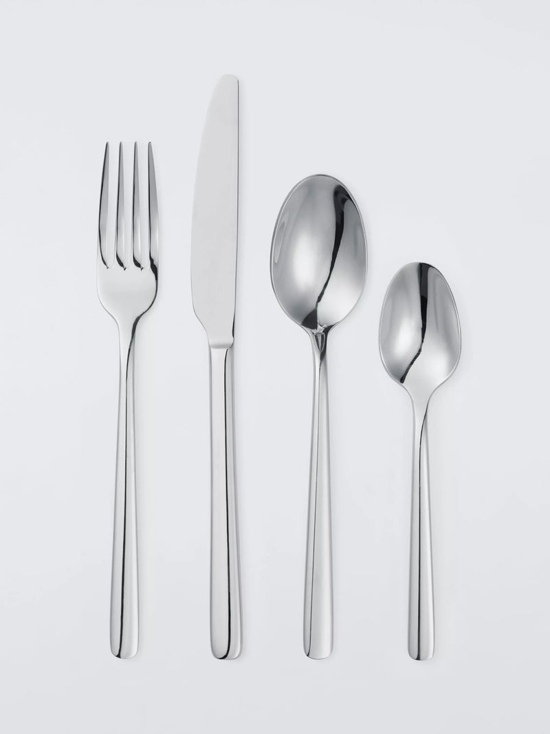 John Lewis Orbit stainless steel cutlery set 16 piece, UK version