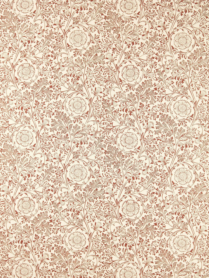 Morris & Co. Chamomile Embroidery Forest Furnishing Fabric