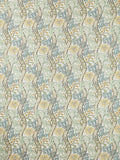 Morris & Co Cornflower furnishing fabric on hemp cloth - British product
