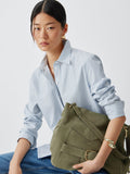 John Lewis khaki suede hobo bag - British product