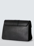 John Lewis leather and suede crossbody bag with chain strap, UK version