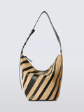 John Lewis Eden suede and leather hobo bag (British brand)