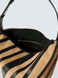 John Lewis Eden suede and leather hobo bag (British brand)