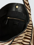John Lewis zebra hair-on-leather tote bag (British brand)