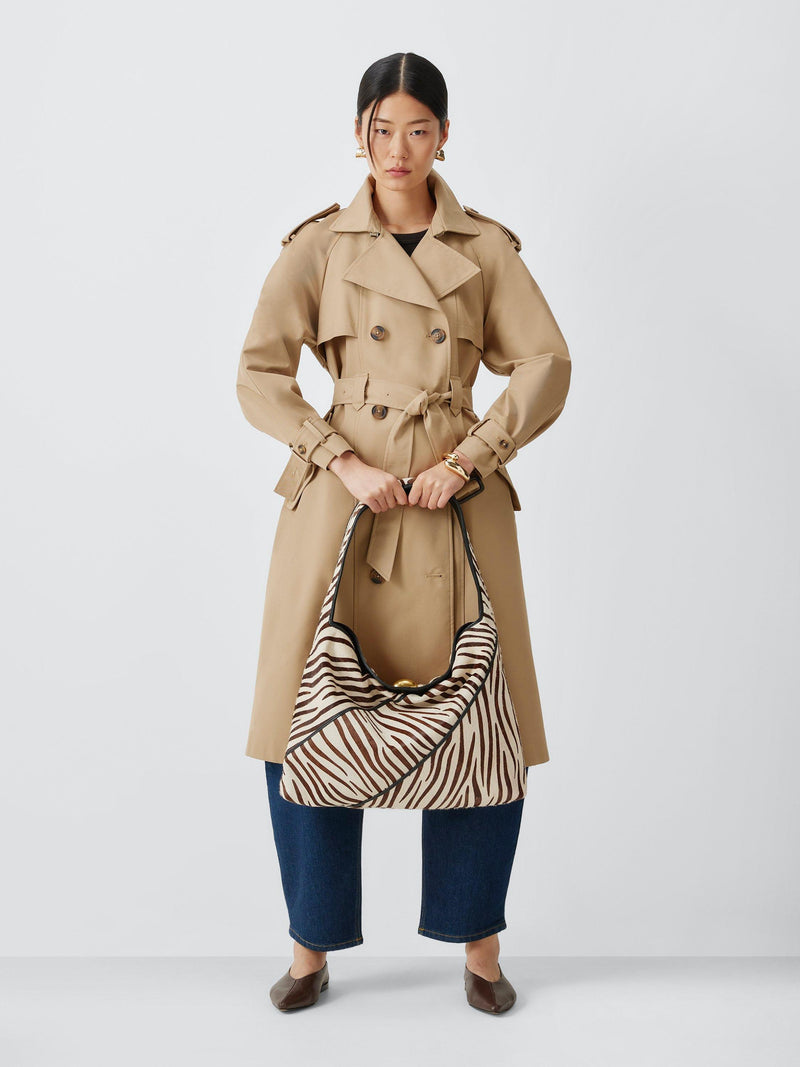 John Lewis zebra hair-on-leather tote bag (British brand)