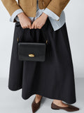 John Lewis leather crossbody bag black medium, UK version