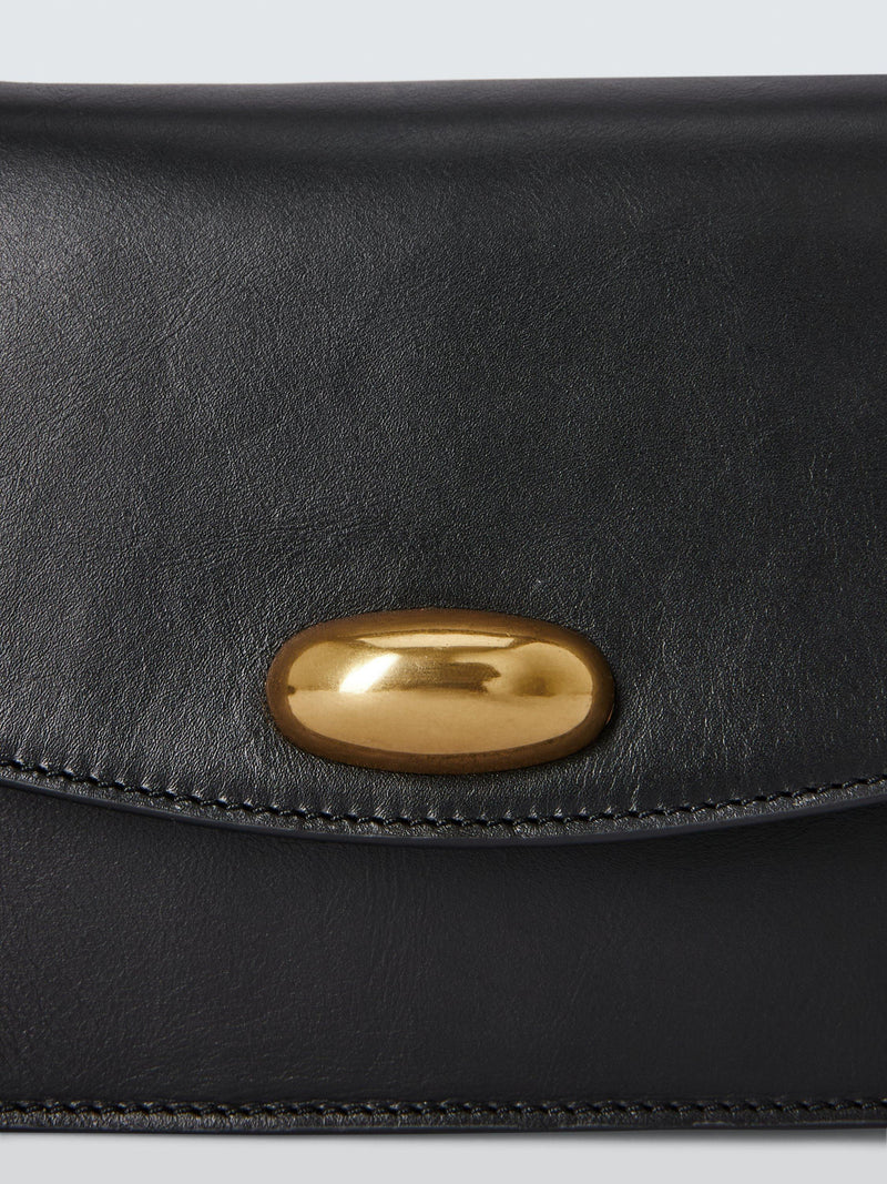 John Lewis leather crossbody bag black medium, UK version