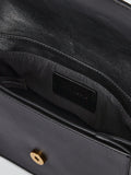John Lewis leather crossbody bag black medium, UK version