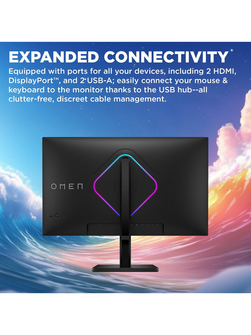 HP OMEN 27 inch QHD gaming monitor with 280Hz, UK version