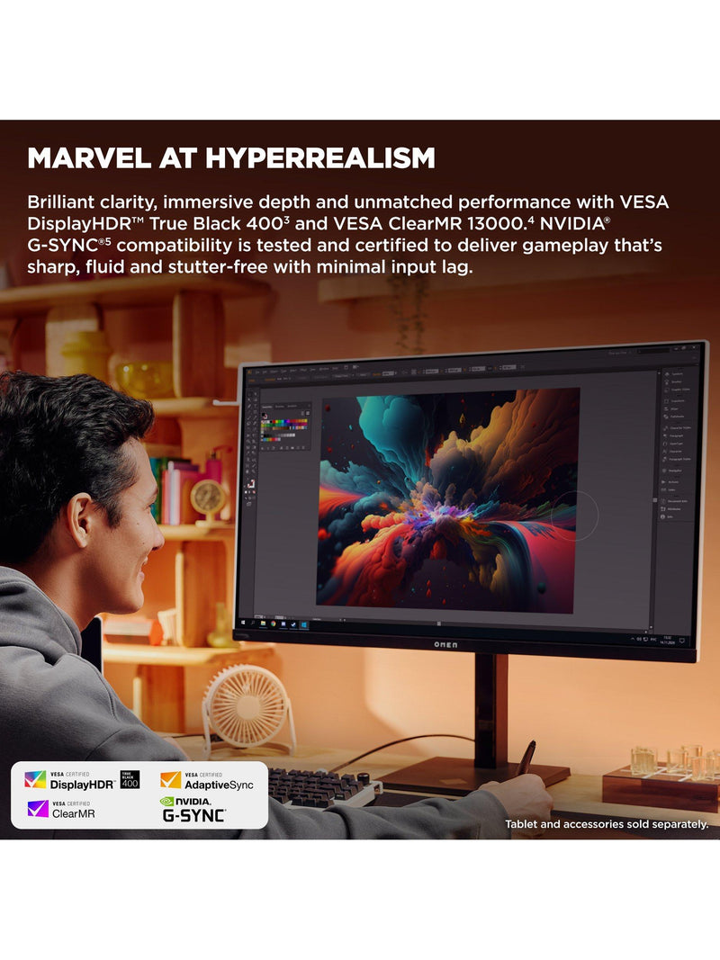 HP OMEN 32 OLED UHD 240Hz gaming monitor - British product