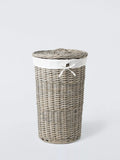 John Lewis round grey willow laundry basket - British product