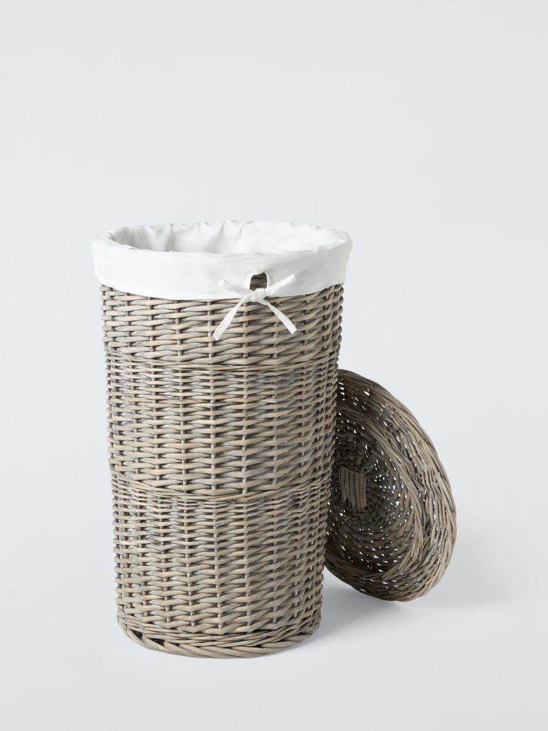 John Lewis round grey willow laundry basket - British product