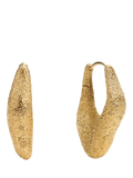 Monica Vinader Antica medium gold hoop earrings, imported from the UK