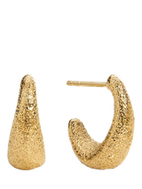 John Lewis Monica Vinader Antica Textured Small Hoop Earrings, Gold- Buy online at McGrocer