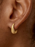 Monica Vinader gold vermeil small hoop earrings (British brand)