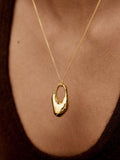 Monica Vinader Antica large necklace gold 18ct vermeil - British product