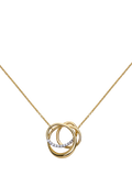 Monica Vinader pave diamond necklace gold, UK version