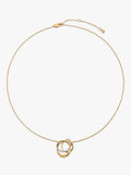 Monica Vinader pave diamond necklace gold, UK version