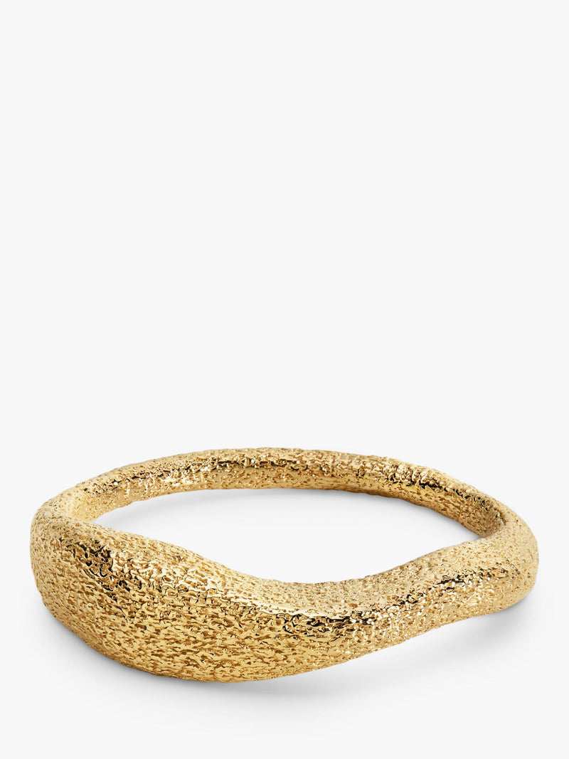 Monica Vinader Antica Textured Gold Ring - British product