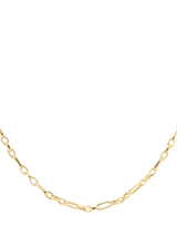 John Lewis IBB 9ct Yellow Gold Fancy Figaro Chain Necklace- Buy online at McGrocer