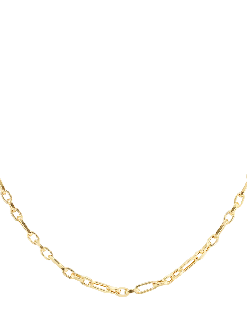 IBB 9ct yellow gold figaro chain necklace UK version