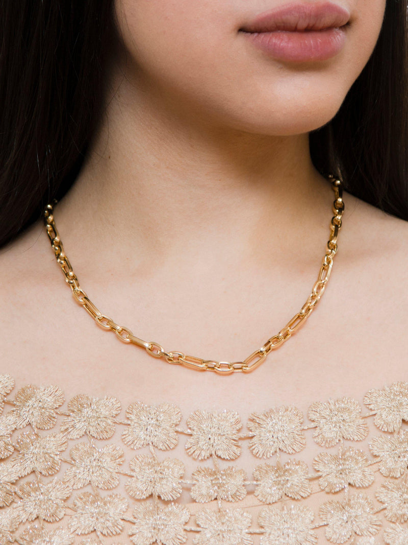 IBB 9ct yellow gold figaro chain necklace UK version