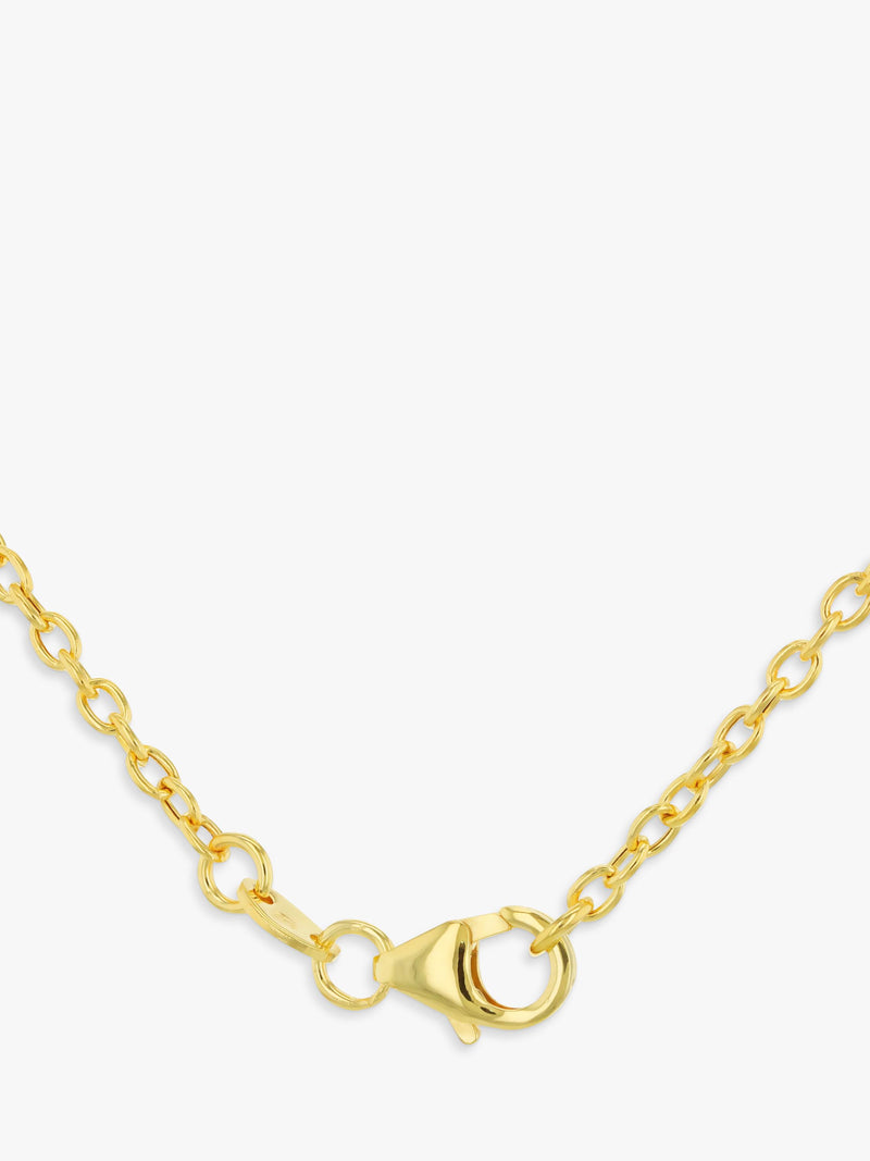 IBB 9ct yellow gold rolo curb chain necklace, imported from the UK