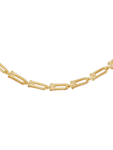 John Lewis IBB 9ct Yellow Gold Mini Industrial Chain Necklace- Buy online at McGrocer