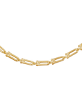 IBB necklace 9ct yellow gold mini industrial chain - British product