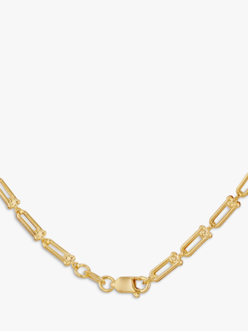 IBB necklace 9ct yellow gold mini industrial chain - British product