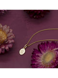 IBB 9ct yellow gold mini oval Holy Mary pendant - British product