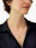 IBB 9ct yellow gold puffed heart adjustable necklace (British brand)