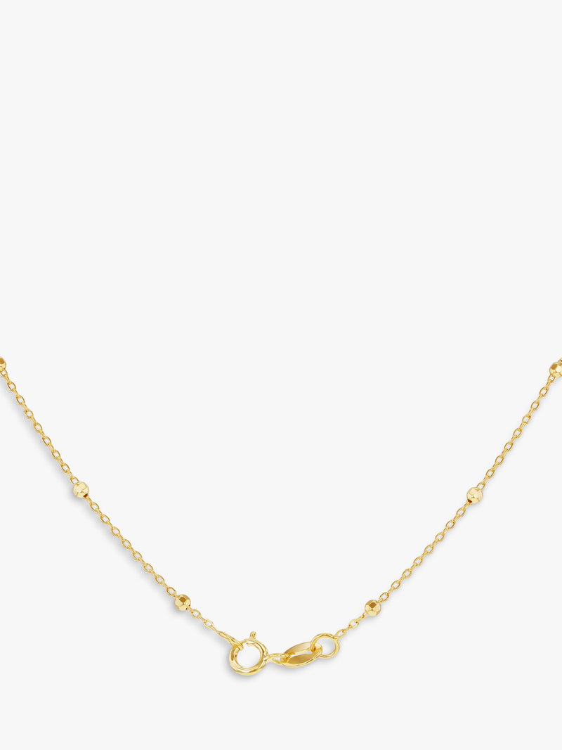 IBB 9ct yellow gold rainbow butterfly necklace, UK version