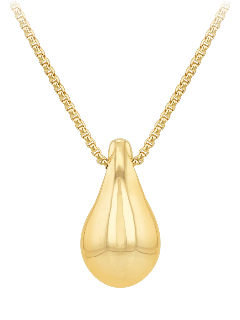 IBB 9ct gold teardrop necklace, UK version