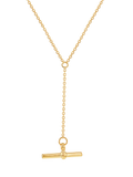 IBB yellow gold trace chain necklace 43-46cm - British product