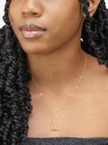 IBB yellow gold trace chain necklace 43-46cm - British product