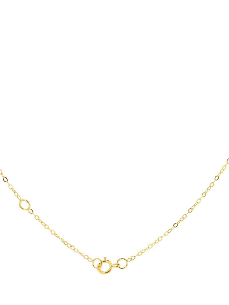 IBB 9ct gold paper chain necklace (British brand)