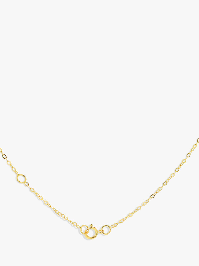 IBB 9ct gold paper chain necklace (British brand)