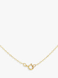 IBB 9ct yellow gold circle and bead necklace 46cm, imported from the UK