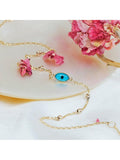 IBB evil eye charm bracelet 9ct yellow gold, UK version