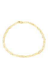 John Lewis IBB 9ct Yellow Gold Mini Industrial Chain Bracelet- Buy online at McGrocer