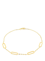 John Lewis IBB 9ct Yellow Gold Paperclip Link Necklace- Buy online at McGrocer